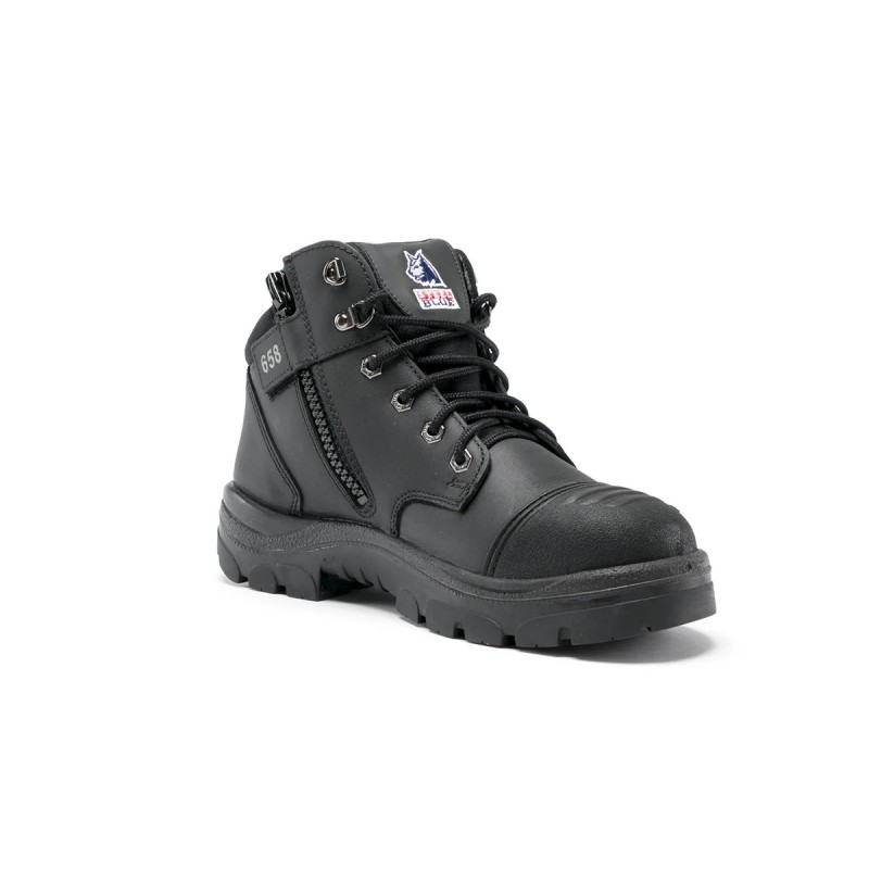 Zip Safety Boot (Black)