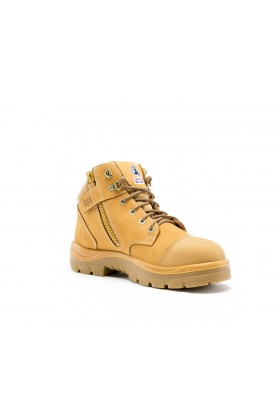 Zip Safety Boot (Wheat)