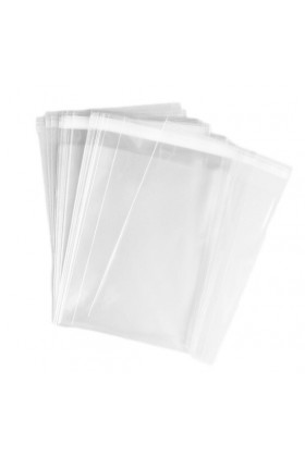 Plain Clear Plastic Bags (Roll of 50)