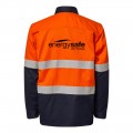 Flame Buster HRC2 Mens Long Sleeve Shirt (Orange/Navy)