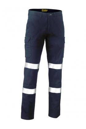 Cotton Drill Cargo Trouser (Navy)